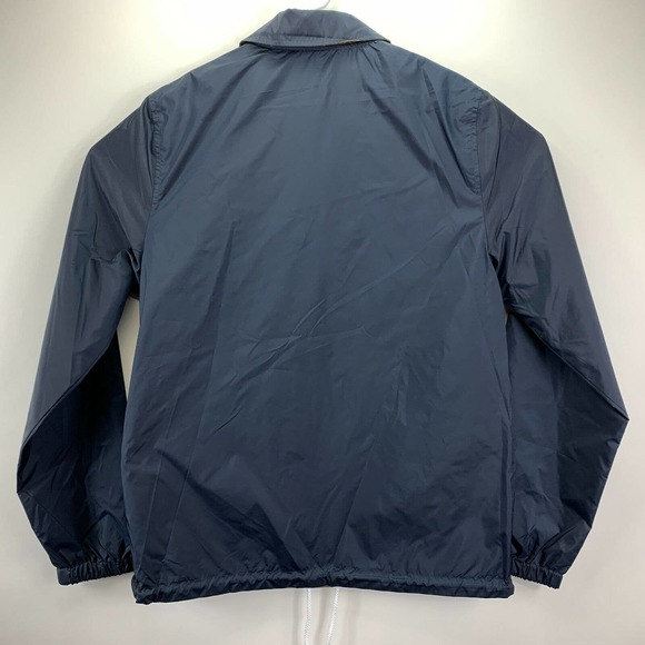 Original Penguin Mens Patch Pocket Coach Reversible Printed Jacket Navy Blue L - Picture 4 of 6